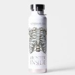 Supernatural "Hunter Inside" Ribcage Graphic Water Bottle<br><div class="desc">Check out this  ribcage illustration covered in symbols with the words "Hunter Inside" written below!</div>
