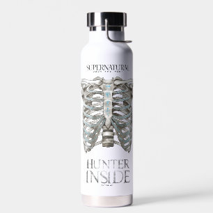 Supernatural "Hunter Inside" Ribcage Graphic Water Bottle