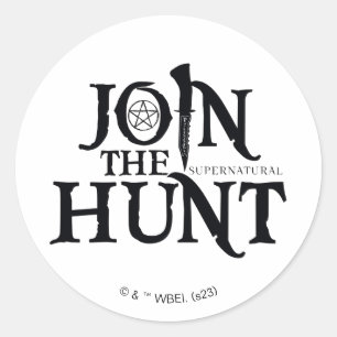 Supernatural "Join the Hunt" Classic Round Sticker