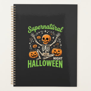 Supernatural Skeleton Halloween Vector Design_1 Planner