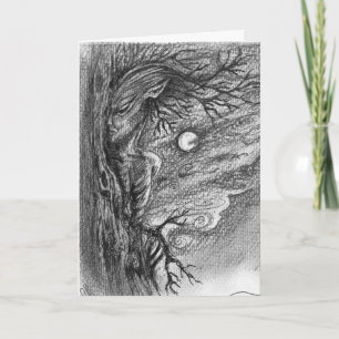 Supernatural tree creature card
