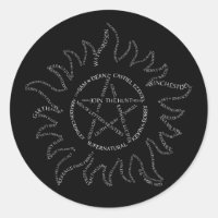 Supernatural Typography Pentagram