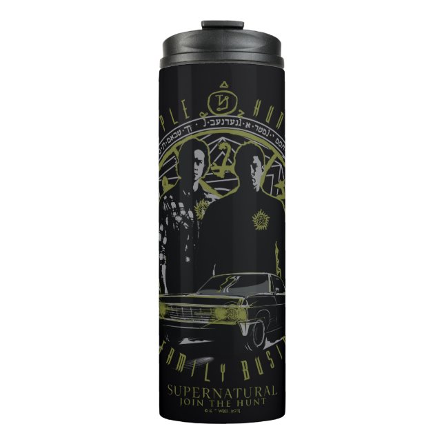 Supernatural Winchester Brothers Family Business Thermal Tumbler (Front)