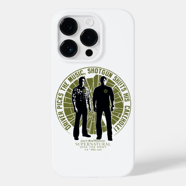 Supernatural Winchester Brothers "Shotgun" Case-Mate iPhone Case (Back)