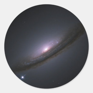 Supernova 1994D disc galaxy NASA Classic Round Sticker