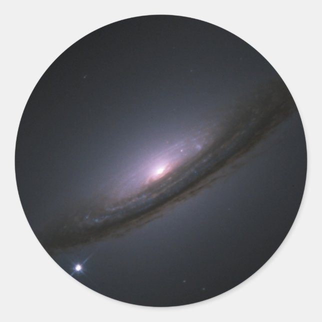 Supernova 1994D disc galaxy NASA Classic Round Sticker (Front)