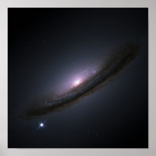 Supernova 1994D disc galaxy NASA Poster