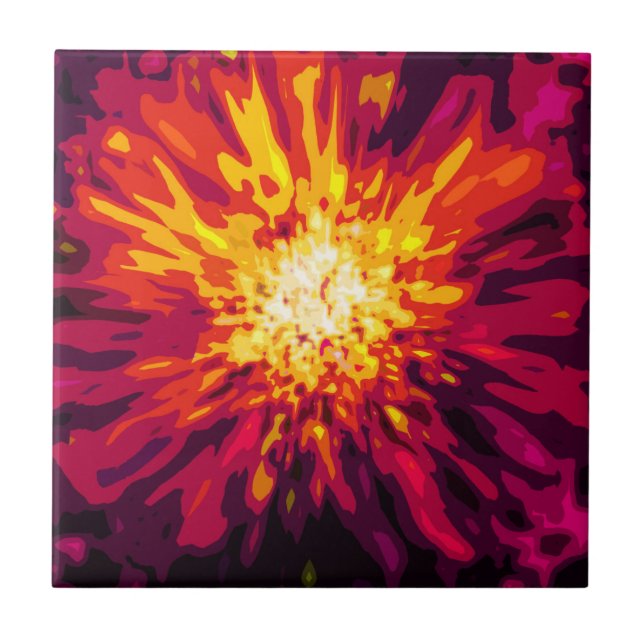Supernova Blast Ceramic Tile (Front)