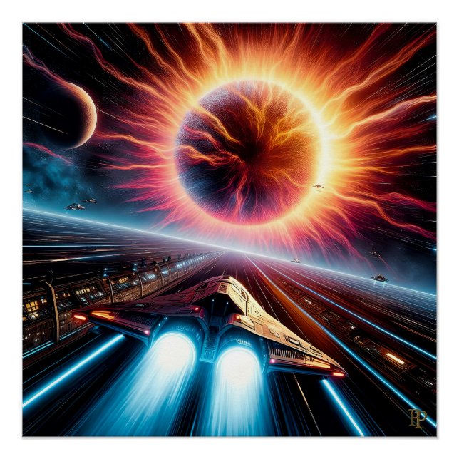 Supernova Blastoff Poster (Front)