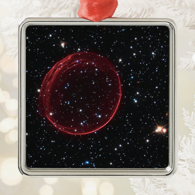 Supernova Bubble Photo Metal Ornament (Supernova Bubble Photo Metal Ornament)