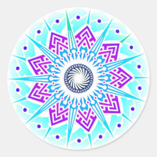 Supernova Flower Air Sticker