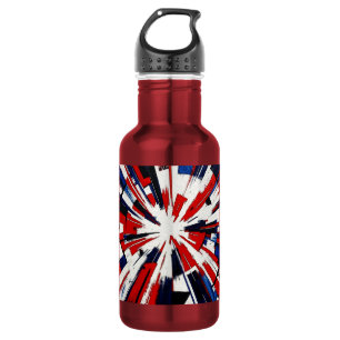 Supernova Pop – Abstract Geometric Explosion 532 Ml Water Bottle