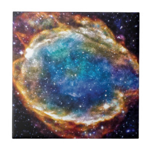 Supernova Remnant G299.2-2.9 NASA Space Photo Ceramic Tile