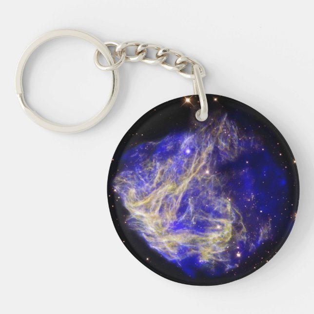 Supernova Remnant N49 Key Ring (Front)