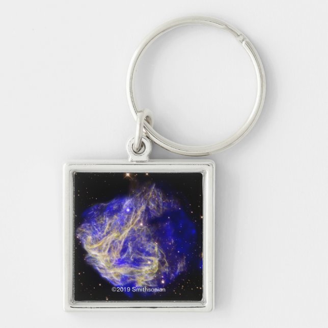 Supernova Remnant N49 Key Ring (Front)
