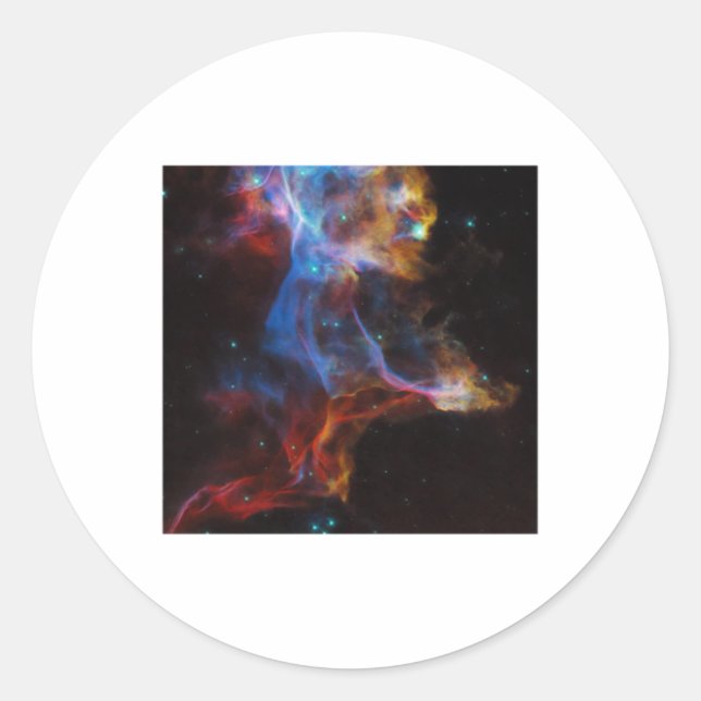 Supernova Remnant The Veil Nebula Sticker  (Front)