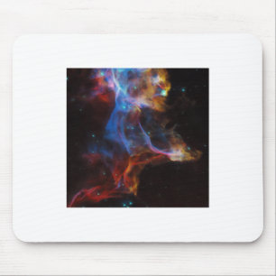 Supernova Remnant The Veil Nebula Sticker Mouse Pad