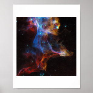 Supernova Remnant The Veil Nebula Sticker Poster