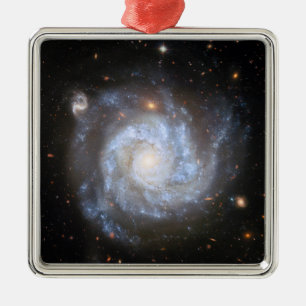 Supernova-Rich Spiral Galaxy NGC 1309 Metal Ornament