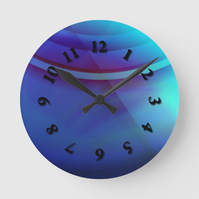 Supernova Round Clock (Front)