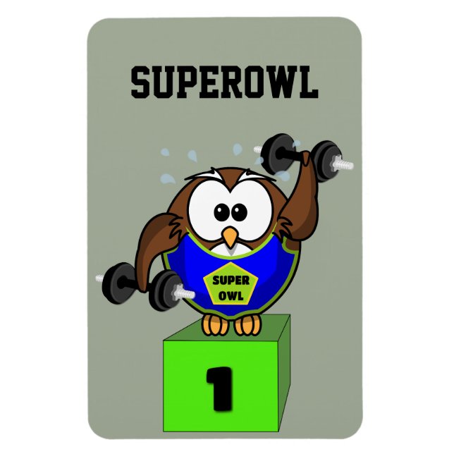 SuperOwl Magnet (Vertical)