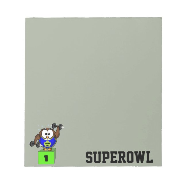 SuperOwl Notepad (Front)