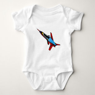 Supersonic Airforce Jet-Fighter Design for Pilots Baby Bodysuit