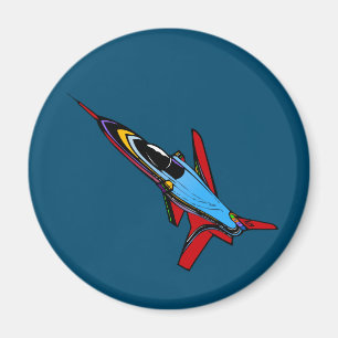 Supersonic Airforce Jet-Fighter Design for Pilots Magnet