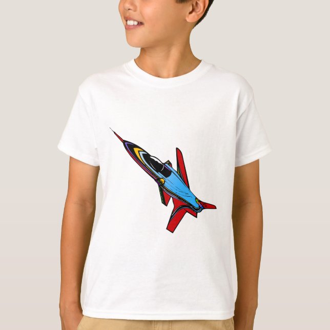 Supersonic Airforce Jet-Fighter Design for Pilots T-Shirt (Front)