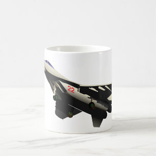 Supersonic Fighter Jet Military Aircraft Coffee Mug