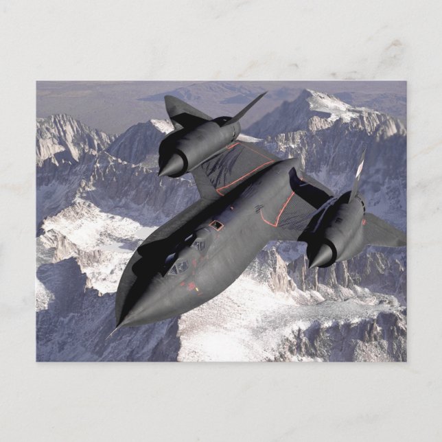 Supersonic Fighter Jet Postcard (Front)