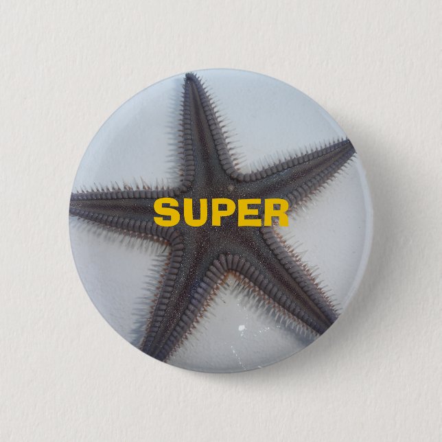 Superstar 6 Cm Round Badge (Front)