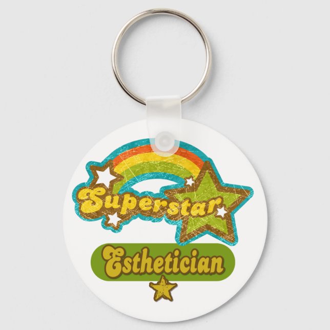 Superstar Aesthetician Key Ring (Front)