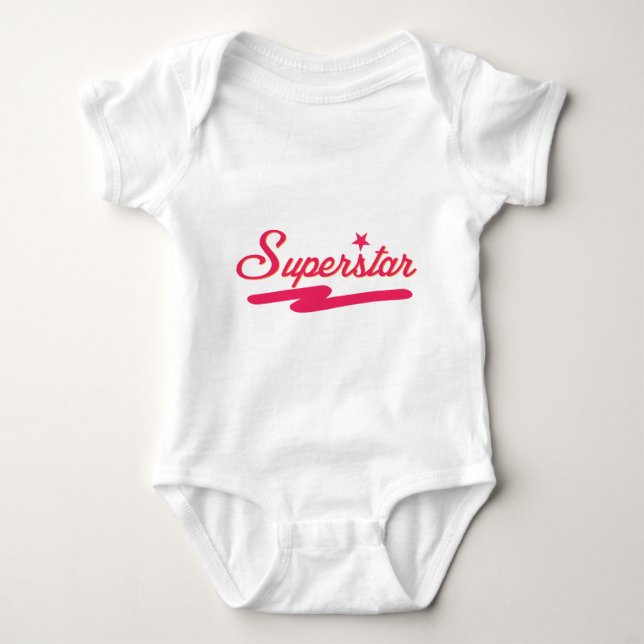 Superstar Baby Bodysuit (Front)