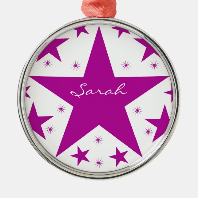 Superstar Collection Premium Round Ornament (Front)