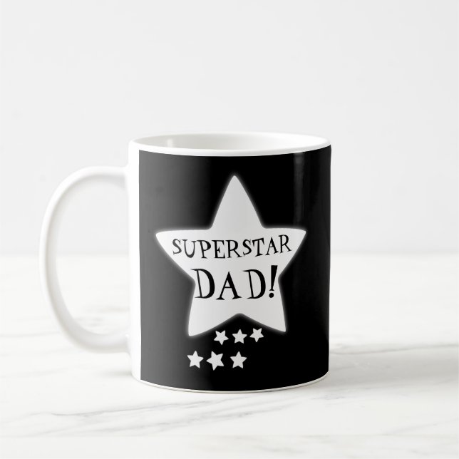 Superstar Dad Coffee Mug (Left)