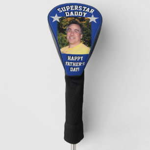 "Superstar Dad" Father's Day Photo Putter Golf Head Cover