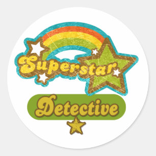 Superstar Detective Classic Round Sticker