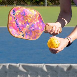 Superstar Fun Colourful Cosmic Galaxy Champion Pickleball Paddle