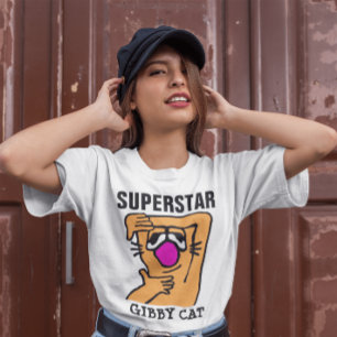 SUPERSTAR funny Gibby Cat (Ginger) ladies T-shirts