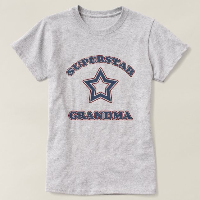 Superstar Grandma Tee (Design Front)