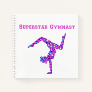 Superstar Gymnast Spiral Notebook