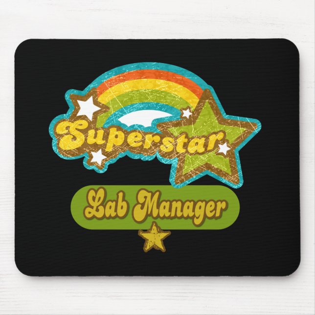 Superstar Lab Manager Mouse Pad (Front)