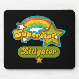 Superstar Litigator Mouse Pad