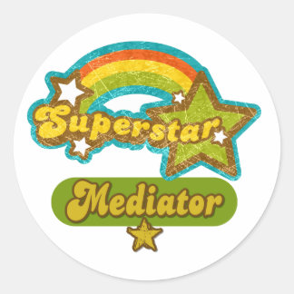 Superstar Mediator Classic Round Sticker