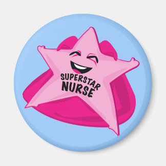 superstar nurse funny magnet! magnet