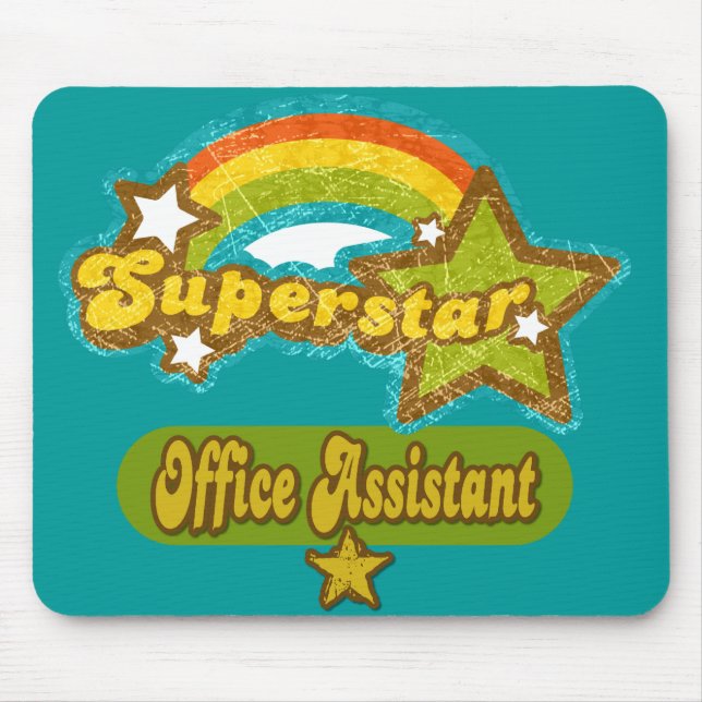 Superstar Office Assistant Mouse Pad (Front)