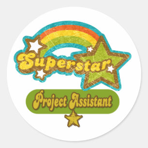 Superstar Project Assistant Classic Round Sticker