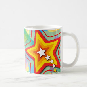 Superstar Rainbow Colourful Custom Gift Mug