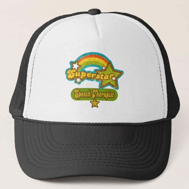 Superstar Speech Therapist Trucker Hat (Front)